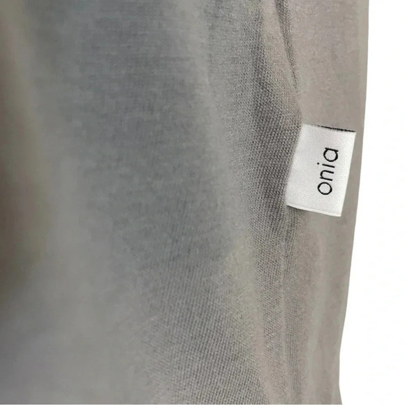 ONIA Gray Button Polo Shirt with Collar and Pocket - Size Medium - Picture 5 of 6